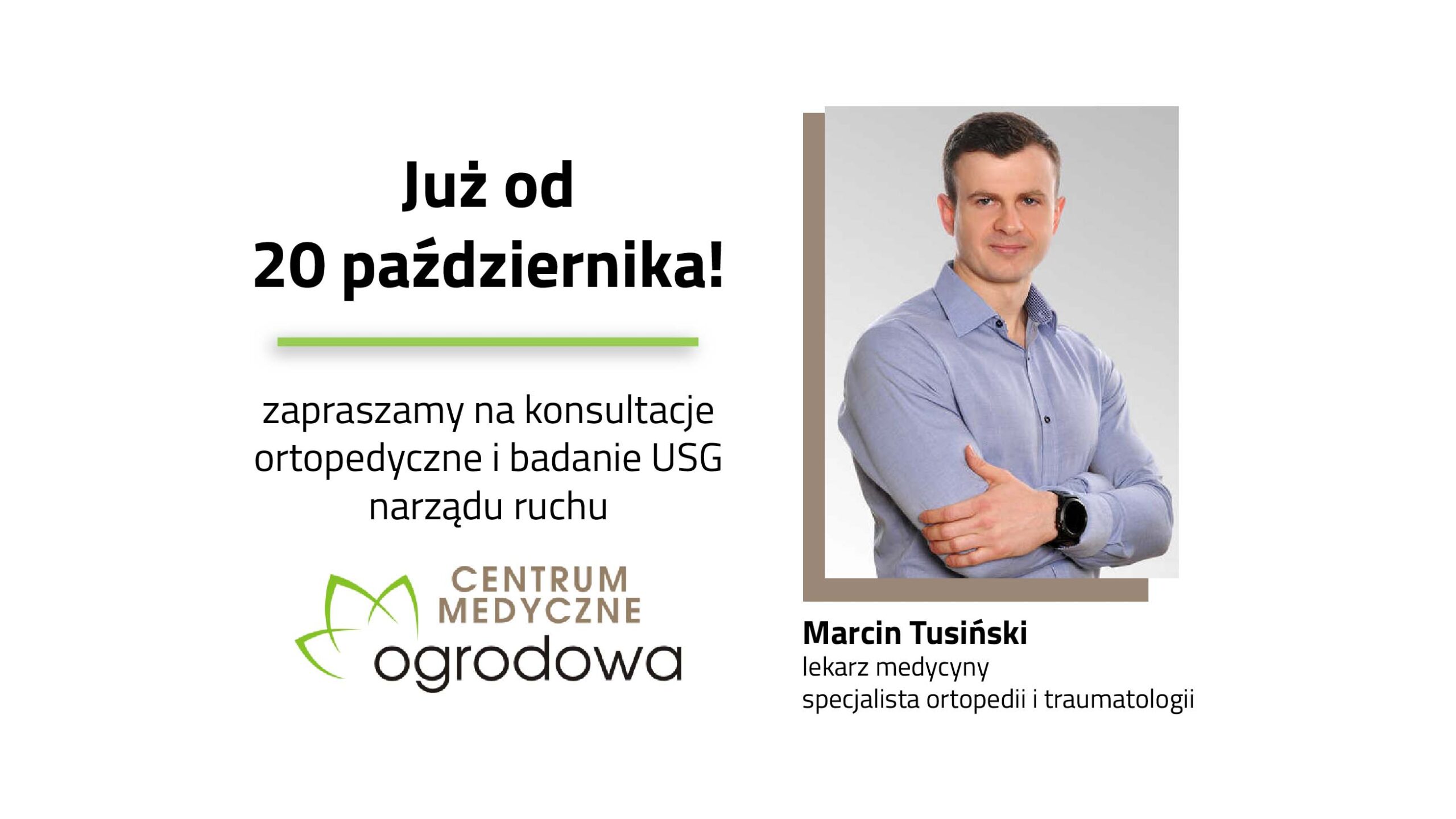 Dr Marcin Tusiński na Ogrodowej!